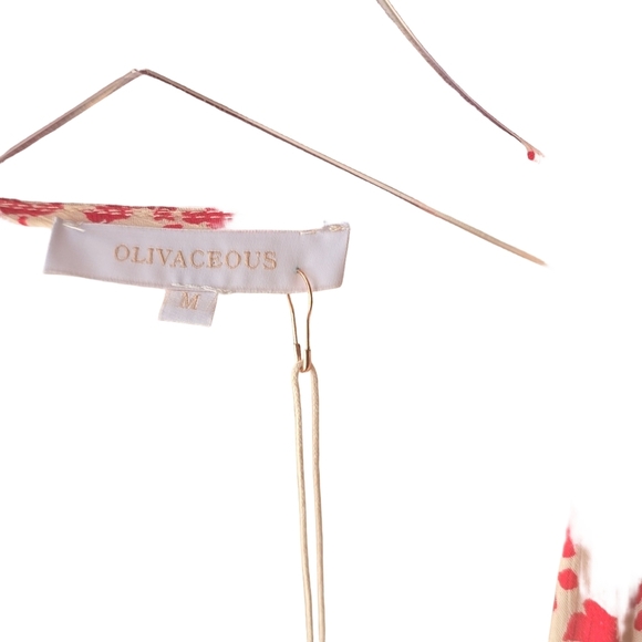 NWT Olivaceous Pink and White Asymmetrica Warped l Maxi Dress - Picture 4 of 14